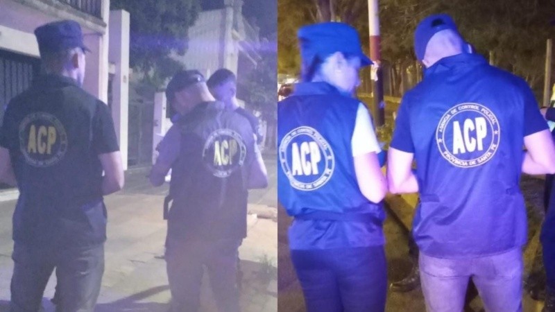 Personal de la ex Asuntos Internos en la subcomisaría 21ª.