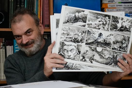 La continuación del cómic El Eternauta a manos del rosarino Carlos Barocelli, una “espina” a punto de sacarse